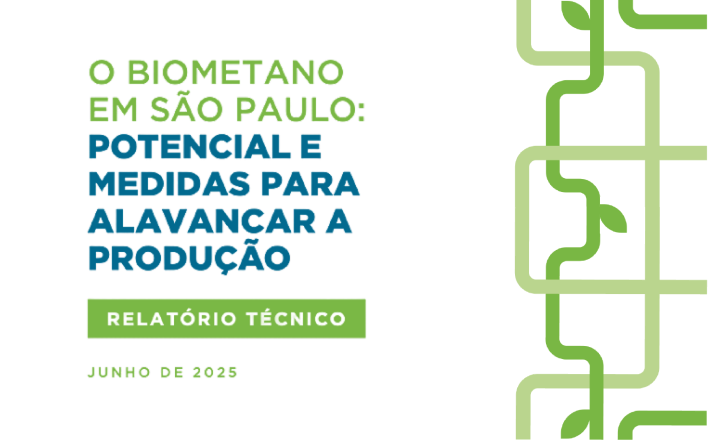 Relatório técnico sobre os potenciais do biometano no estado de São Paulo.